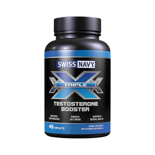 Swiss Navy Triple X Testosterone Booster 45-Caplet Bottle by M.D. Science Lab