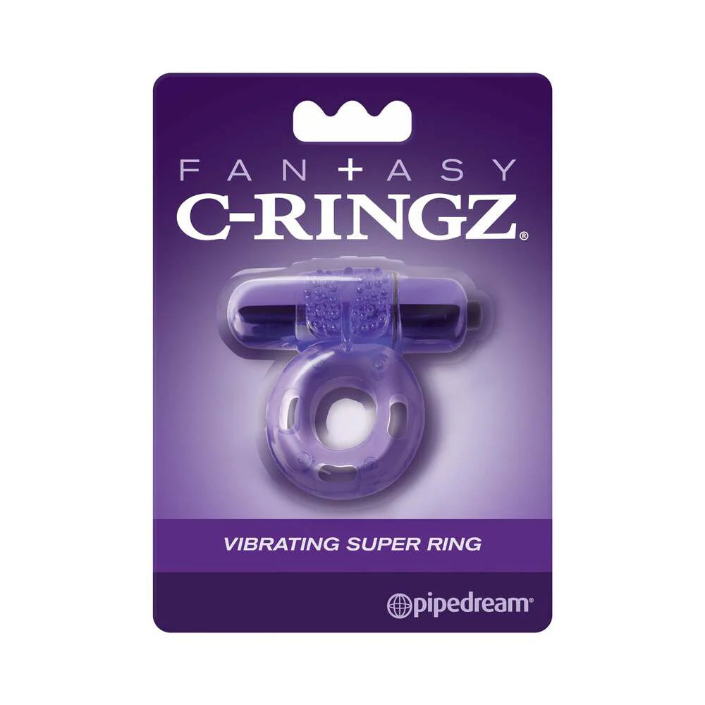Fantasy C-Ringz Vibrating Super Ring Purple by Pipedream