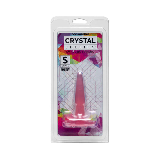 Crystal Jellies - Butt Plug Pink Small by Doc Johnson