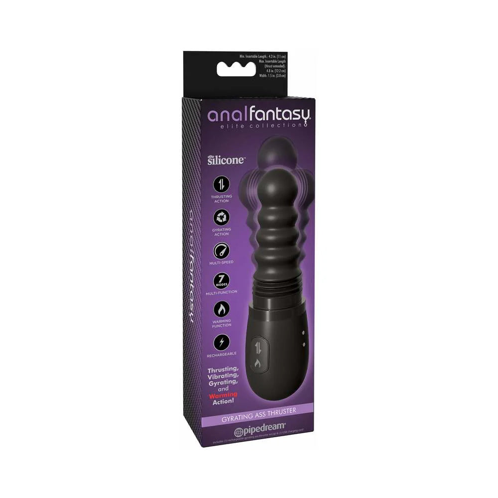 Anal Fantasy Elite Collection Gyrating Ass Thruster Black by Pipedream