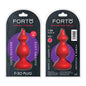 Forto F-30 Pointer Silicone Anal Plug Medium Red by Vvole