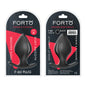 Forto F-60 Spade Silicone Anal Plug Medium Black by Vvole