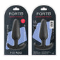 Forto F-31 Silicone Anal Plug Large Black by Vvole