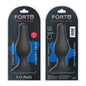 Forto F-11 Lungo Silicone Anal Plug Large Black by Vvole