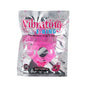 Powerbullet Vibrating Cockring Butterfly Pink by BMS Factory