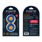 Forto F-81 Liquid Silicone Cock & Ball Double Ring Small Blue by Vvole