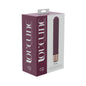 LoveLine Poise 10 Speed Mini-Vibe Silicone Rechargeable Waterproof Burgundy by Shots America LLC
