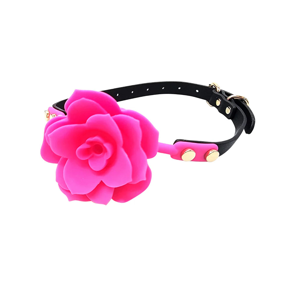 Ple'sur Flower Ball Gag Breathable Silicone Pink by S&G Entertainment Inc