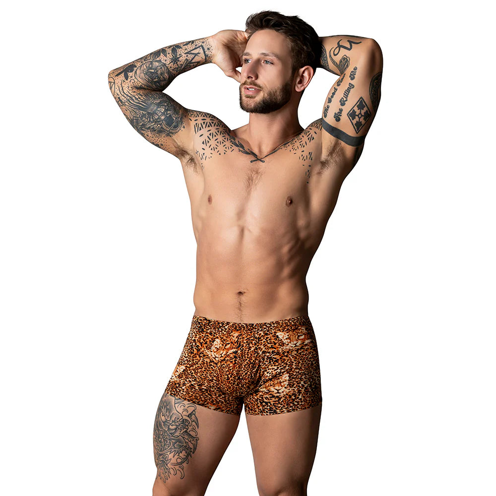 Male Power The Ultimate Duo CRB Pouch Short & Black Cock Ring Animal S by Male Power