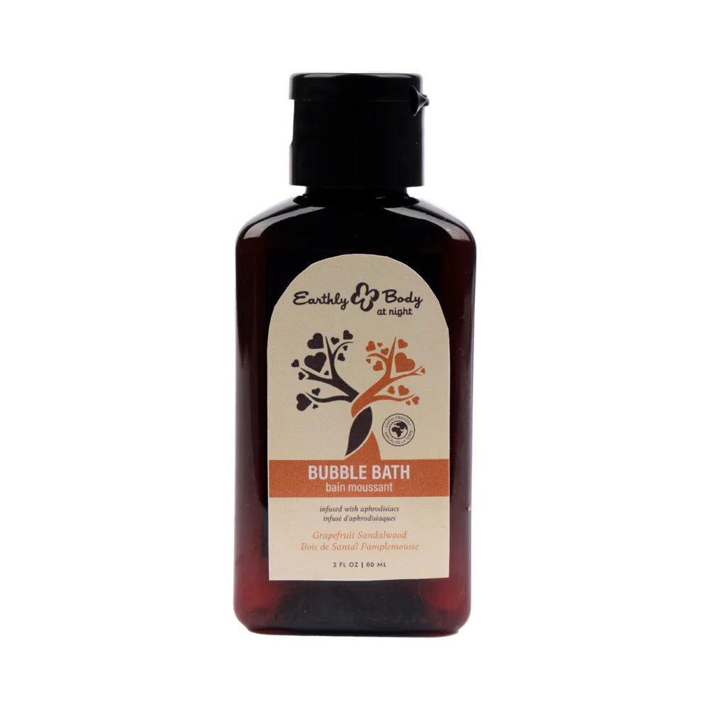 Earthly Body At Night Aphrodisiac Bubble Bath Grapefruit Sandalwood 2 oz. by Earthly Body