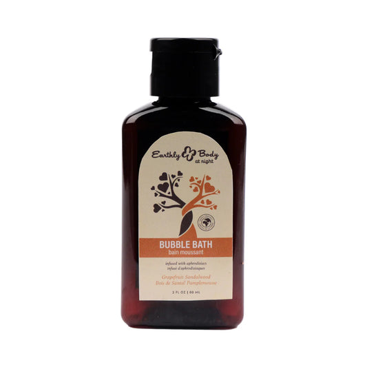 Earthly Body At Night Aphrodisiac Bubble Bath Grapefruit Sandalwood 2 oz. by Earthly Body