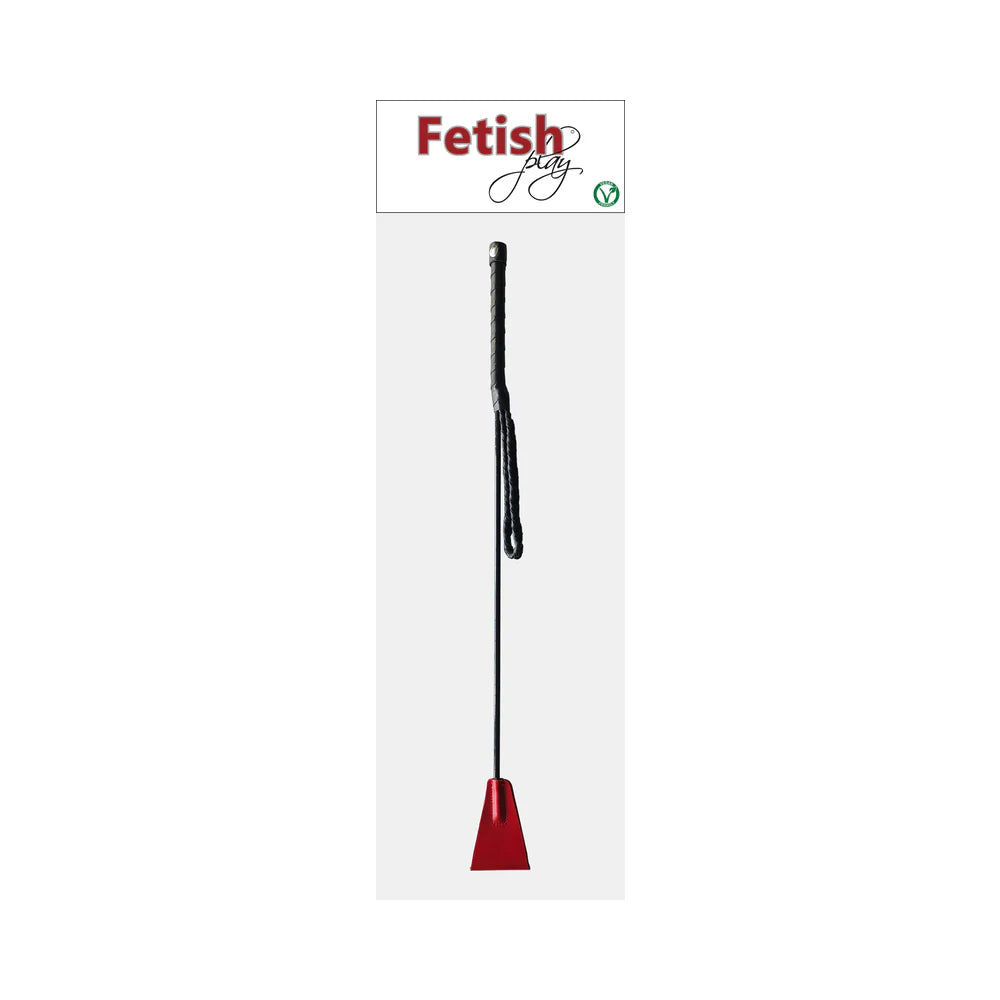 Rouge Fetish Play Vegan Riding Crop Red by Rouge Group LTD.