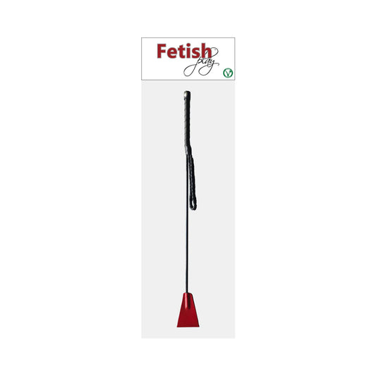 Rouge Fetish Play Vegan Riding Crop Red by Rouge Group LTD.