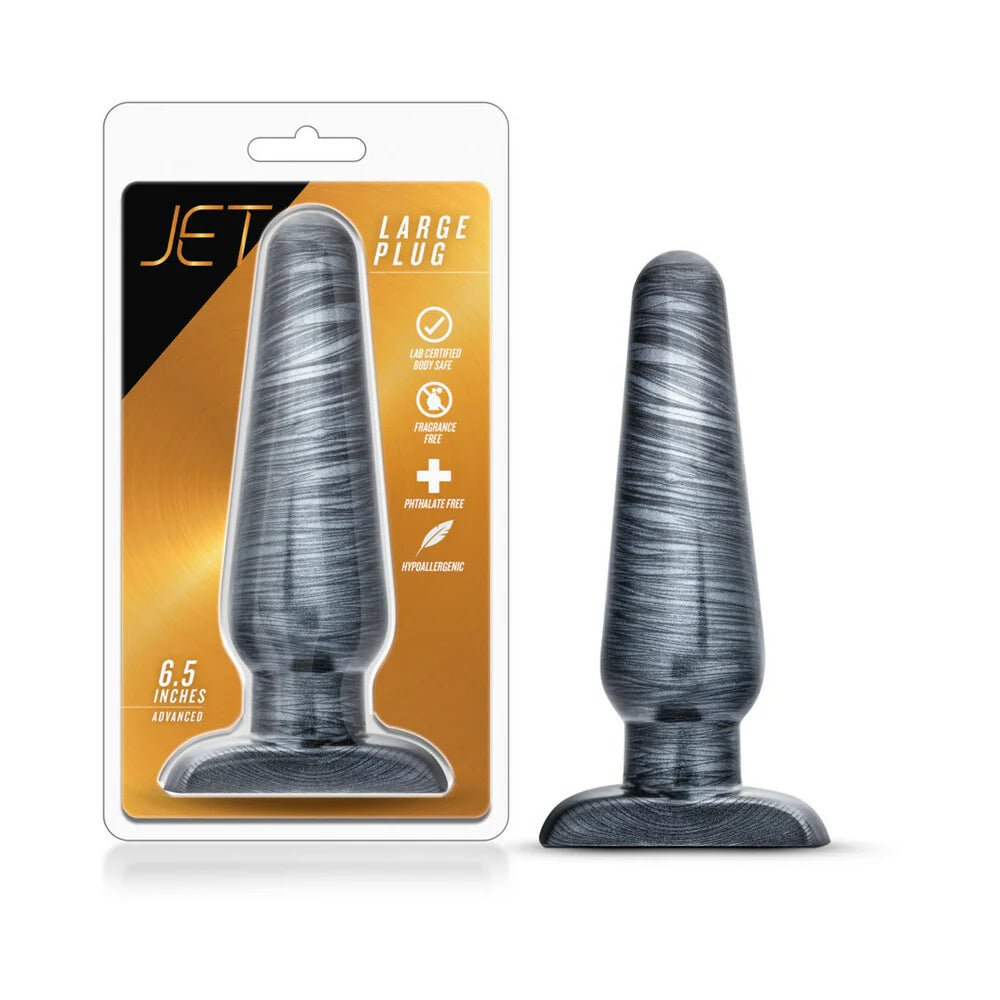 Jet Large Plug Carbon Metallic Black by Blush