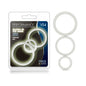 Performance VS4 Pure Premium Silicone Cockrings 3-Pack Set White by Blush