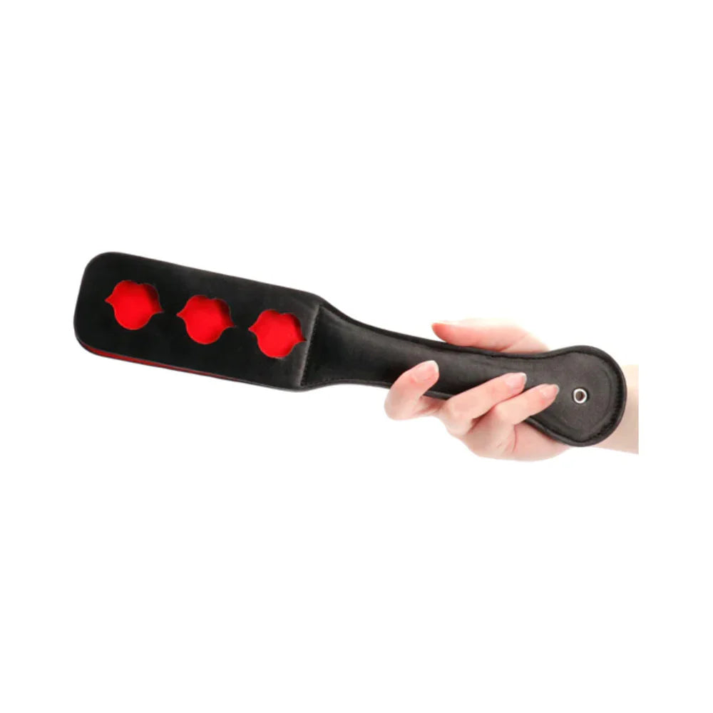 Ouch! Lip Pattern Paddle Black by Shots America LLC