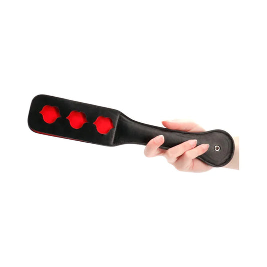 Ouch! Lip Pattern Paddle Black by Shots America LLC