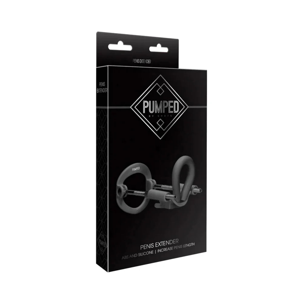 Pumped Silicone & ABS Penis Extender Black by Shots America LLC