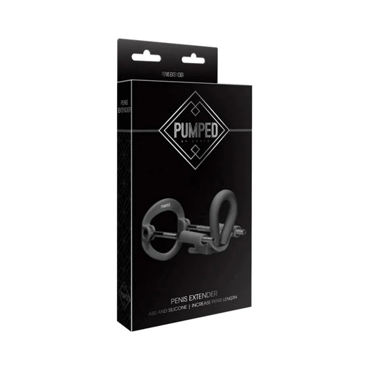 Pumped Silicone & ABS Penis Extender Black by Shots America LLC
