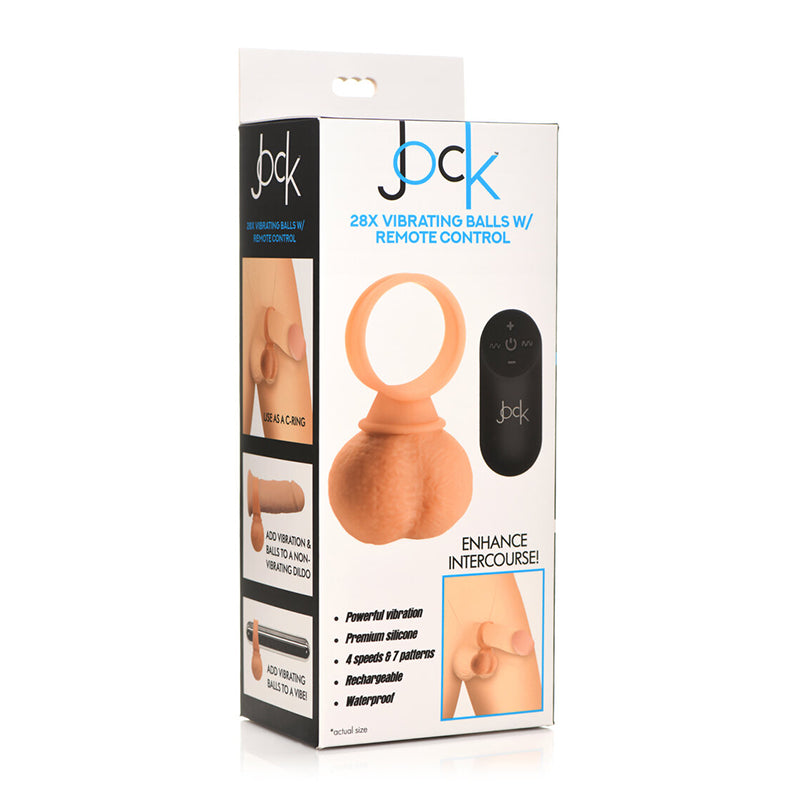 Jock 28x Vibrating Silicone Balls Large by XR llc DBA Curve