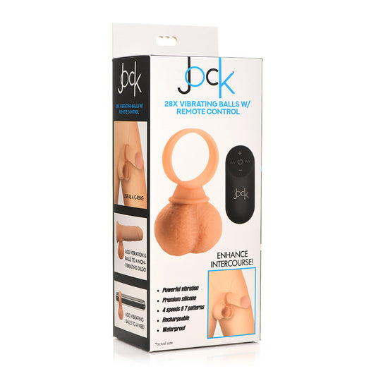 Jock 28x Vibrating Silicone Balls Large by XR llc DBA Curve