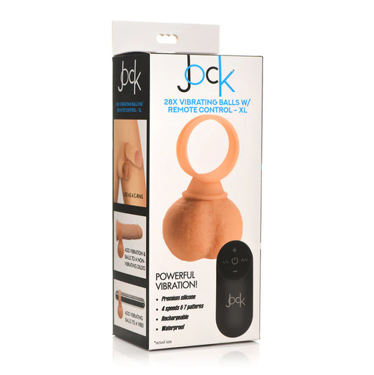 Jock 28x Vibrating Silicone Balls X-Large by XR llc DBA Curve