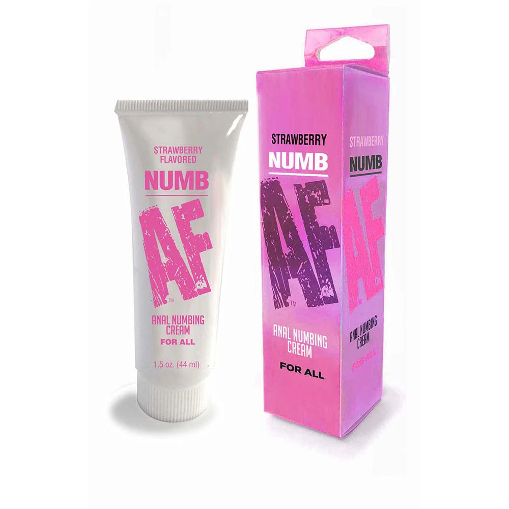 Numb AF Anal Desensitizer Strawberry 1.5 oz. by Little Genie Productions