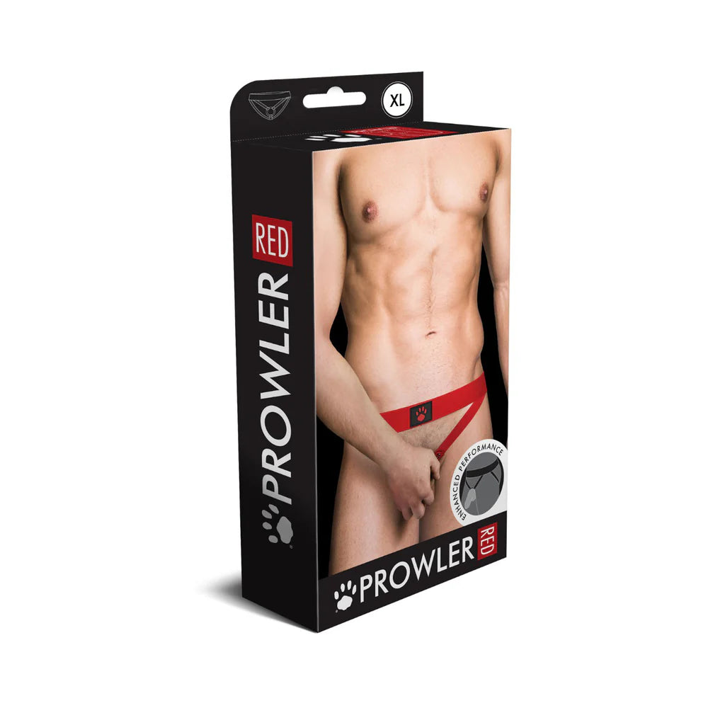 Prowler RED Assless Cockring Jock Strap Red XL by Simply Pleasure Ltd