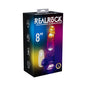 RealRock Wireless Rechargeable Remote Control Vibrating 8 in. Dildo with Balls Clear by Shots America LLC