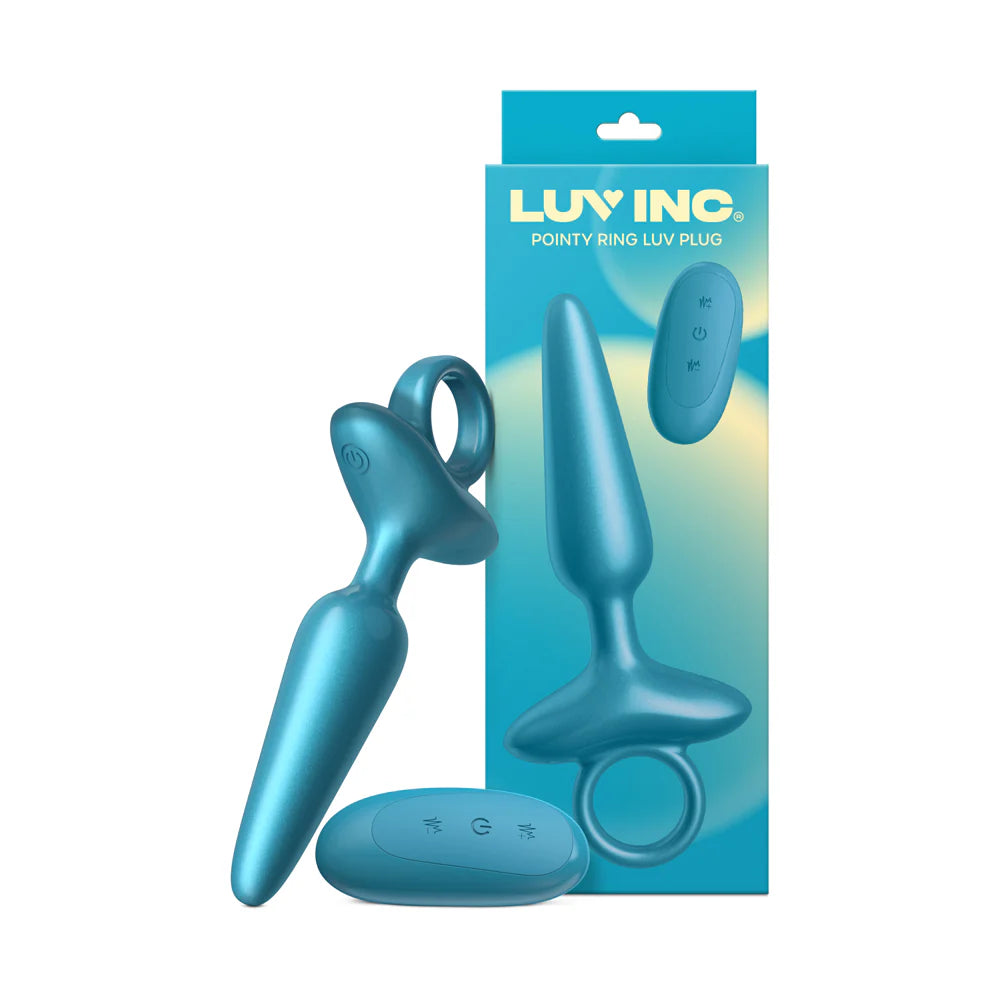 Luv Inc. Pr37: Pointy Ring Luv Plug Metallic Blue by Vvole