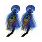 Bijoux de Nip Blue Sequin Round Pasties with Feathers by PHS International
