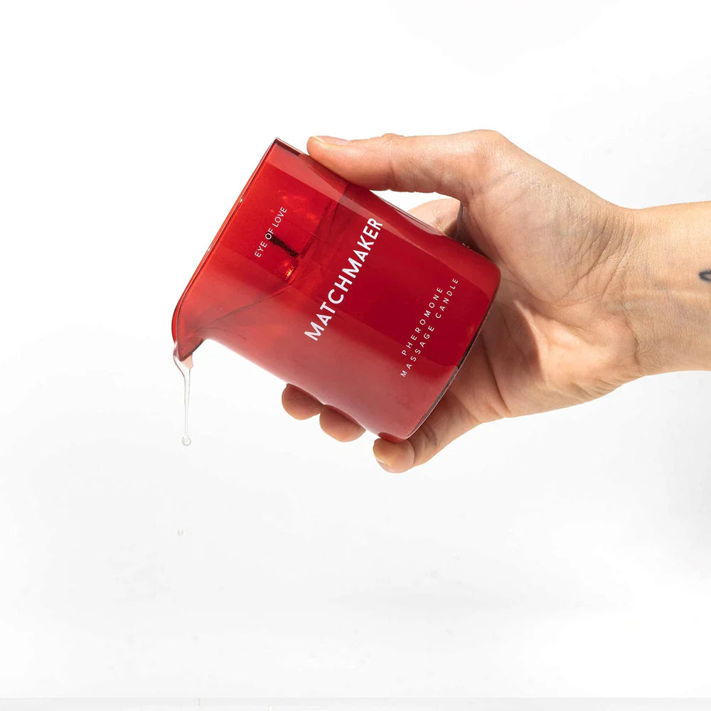Eye of Love Matchmaker Red Diamond Attract Him Massage Candle by A&R Naturelles Inc Eye of Love