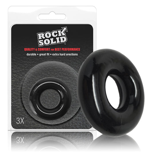 Rock Solid The Donut 3X Black by Lucom USA LLC