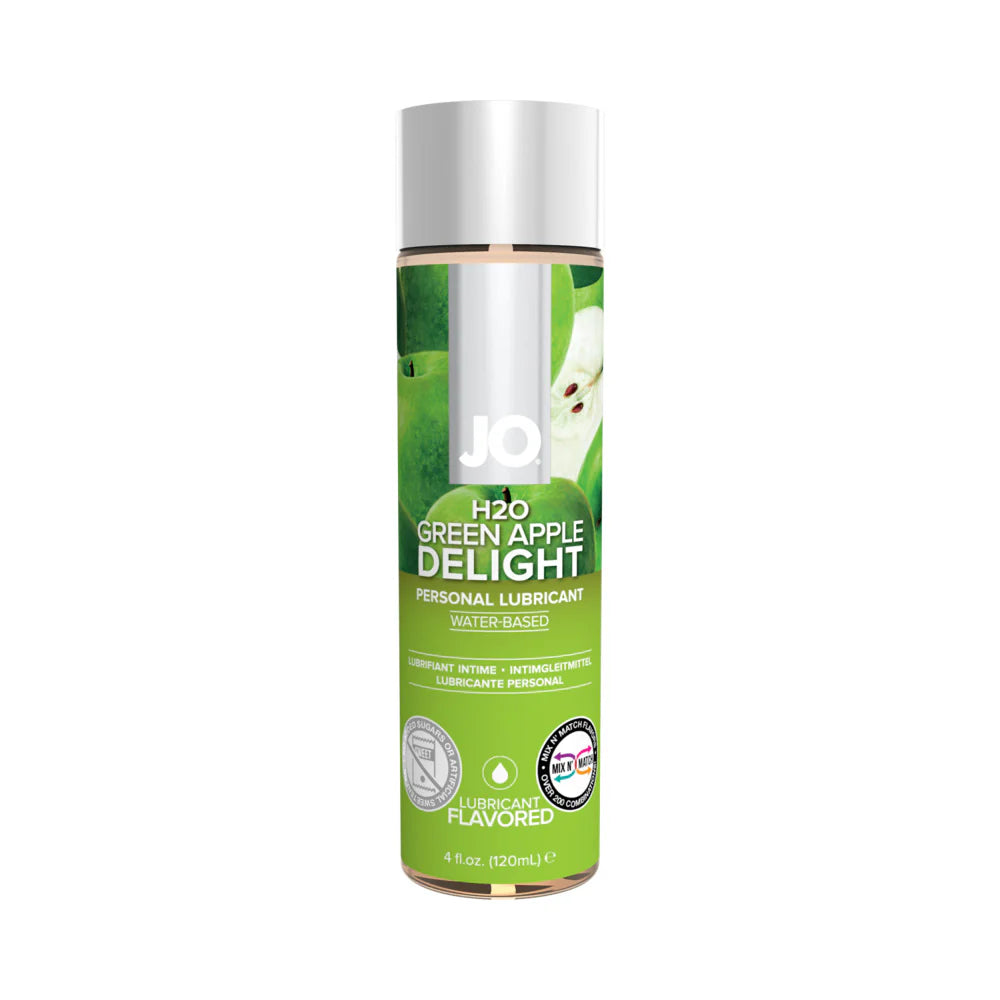 JO H2O Green Apple Delight Flavored Water-Based Lubricant 4 oz. by System Jo
