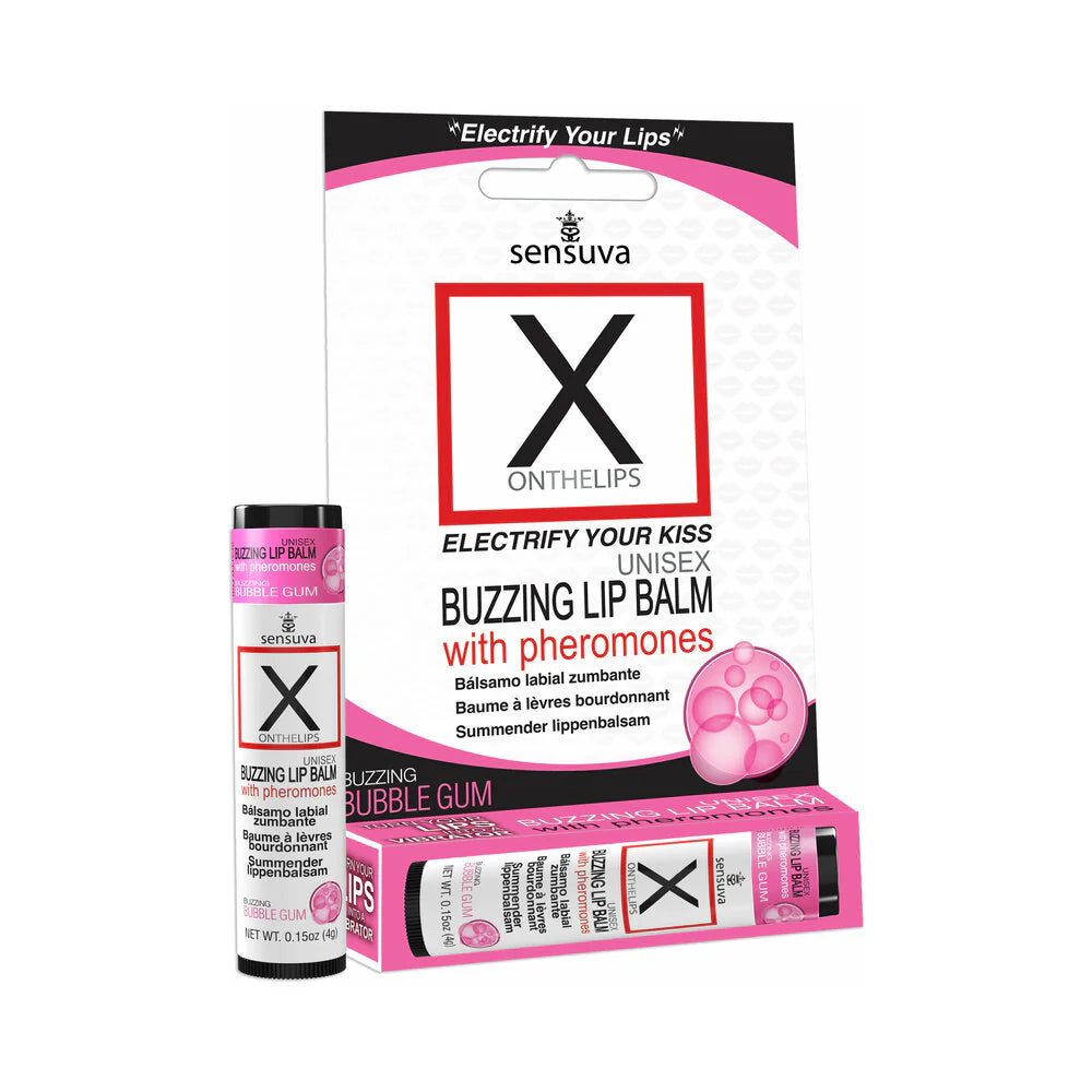 Sensuva X on the Lips Pheromone Lip Balm Bubble Gum by Sensuva