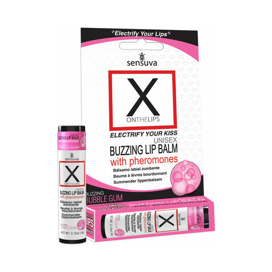 Sensuva X on the Lips Pheromone Lip Balm Bubble Gum by Sensuva
