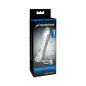 Fantasy X-tensions Vibrating Super Sleeve 1 in. Extension With Ball Strap Clear by Pipedream