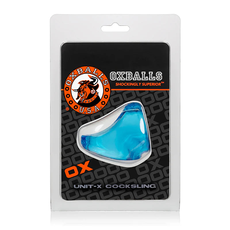 OxBalls Unit-X, Cocksling, Ice Blue by Blue Ox Designs, Oxballs