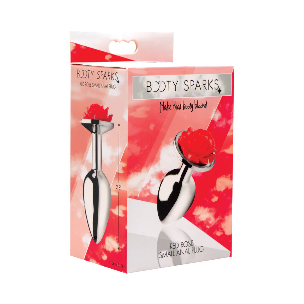 Booty Sparks Red Rose Anal Plug S by XR LLC
