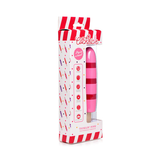 Cocksicle Ticklin' Pink 10X Popsicle Vibrator by XR LLC