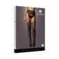 Le Desir Fishnet and Lace Garter belt Stockings Black O/S by Shots America LLC