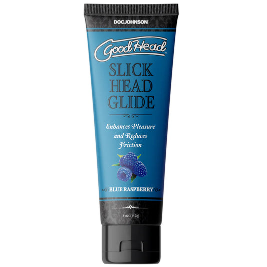 GoodHead Slick Head Glide Blue Raspberry 4 oz. Bulk by Doc Johnson