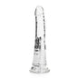 RealRock Crystal Clear Slim 7 in. Dildo Clear by Shots America LLC