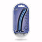 Ouch! Smooth Silicone 7 in. G-Spot Dildo Metallic Blue by Shots America LLC