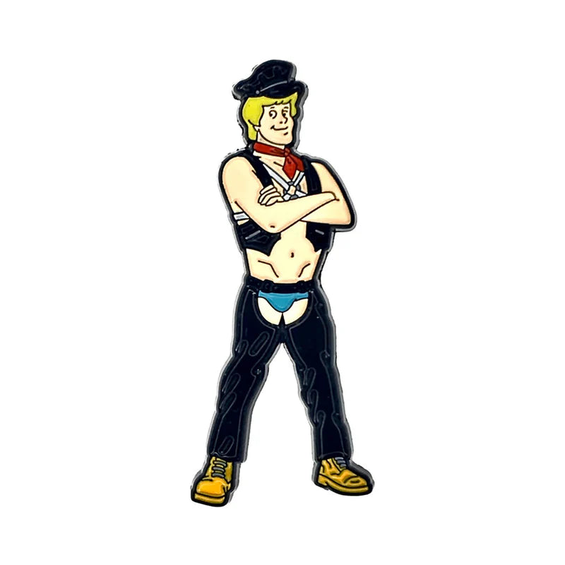Geeky & Kinky Sir Blonde Guy Enamel Pin by Geeky & Kinky