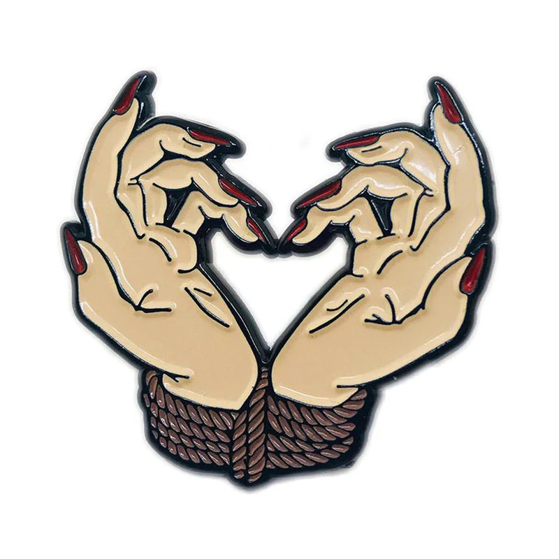 Geeky & Kinky Bound by Love Enamel Pin by Geeky & Kinky