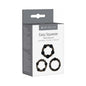 Me You Us Easy Squeeze 3-Piece Cockring Set Black by Simply Pleasure Ltd