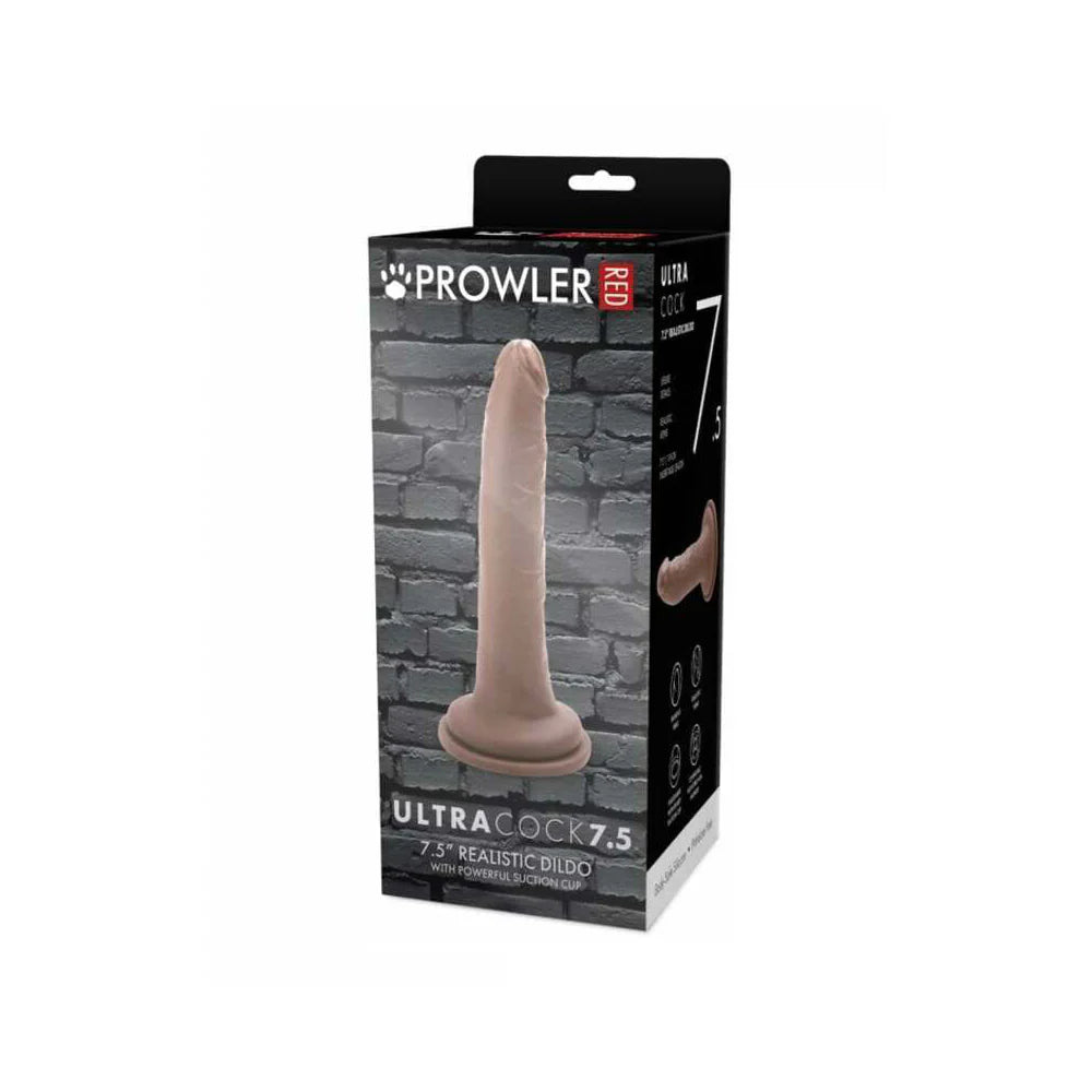 Prowler RED Ultra Cock 7.5 in. Realistic Dildo Caramel by Simply Pleasure Ltd