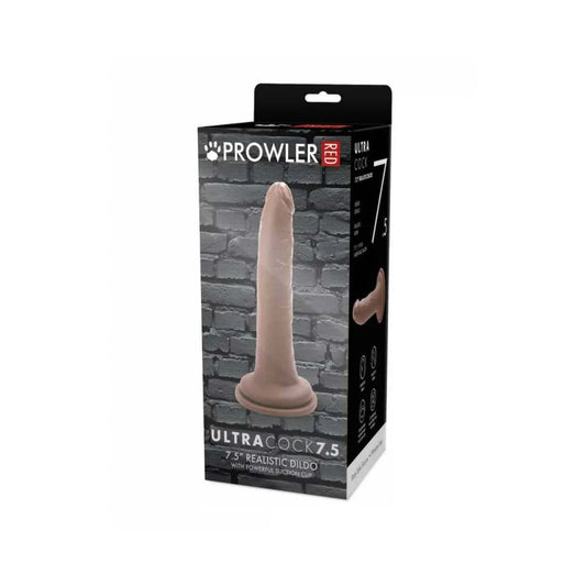 Prowler RED Ultra Cock 7.5 in. Realistic Dildo Caramel by Simply Pleasure Ltd