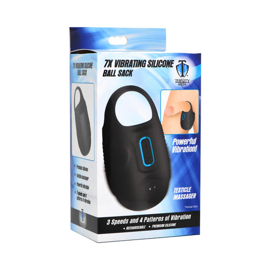 Trinity Men 7X Vibrating Silicone Ball Sack by XR LLC